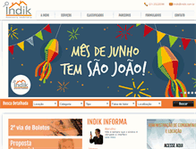 Tablet Screenshot of indik.com.br